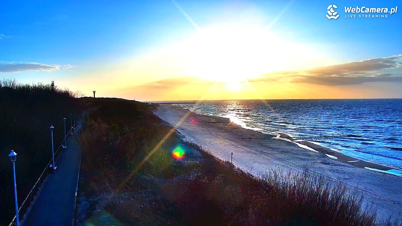 DZIWNÓW  - widok na plażę - 26 marzec 2026, 17:51