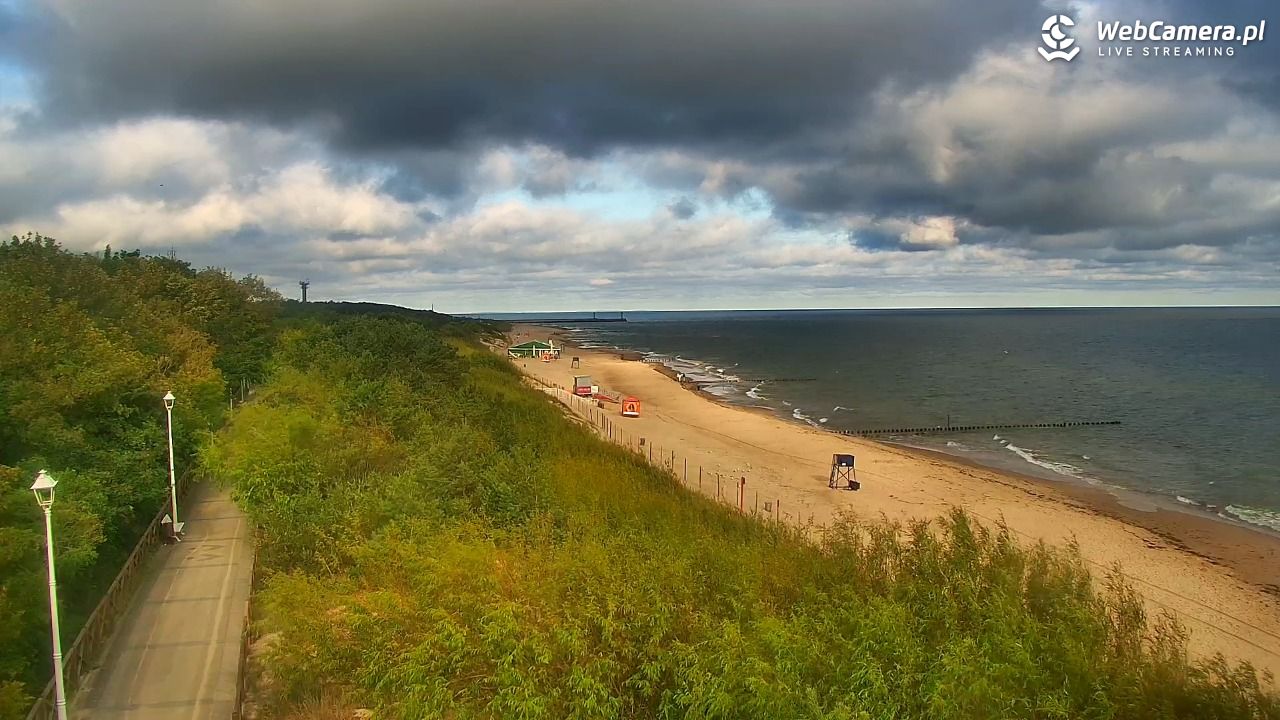 DZIWNÓW  - widok na plażę - 11 lipiec 2026, 07:06