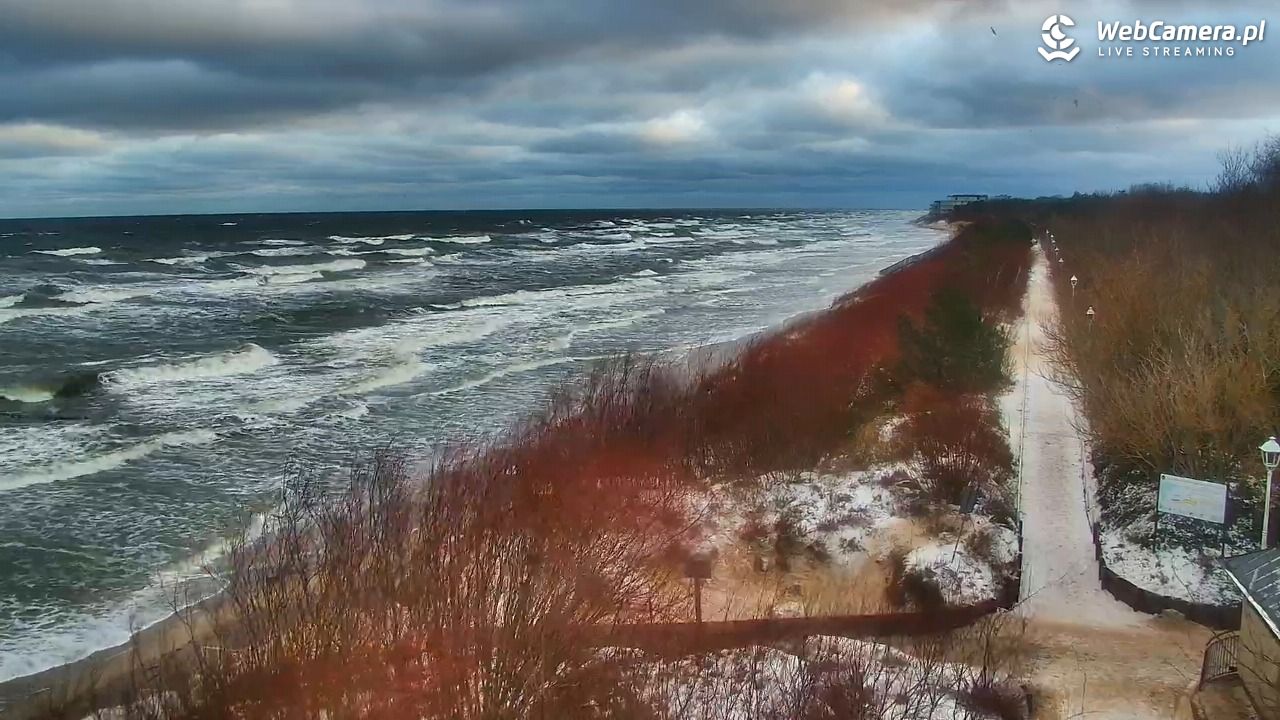 DZIWNÓW  - widok na plażę - 11 styczeń 2026, 08:52
