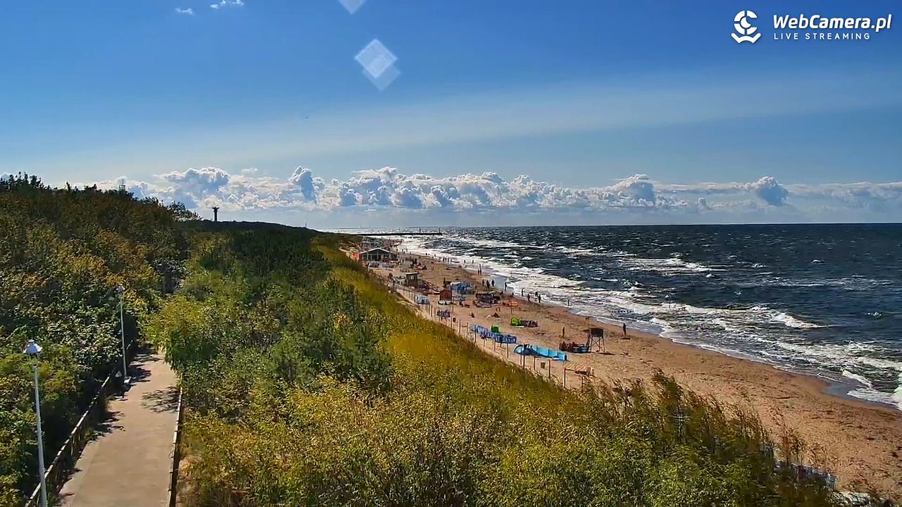 DZIWNÓW  - widok na plażę - 23 lipiec 2026, 16:12