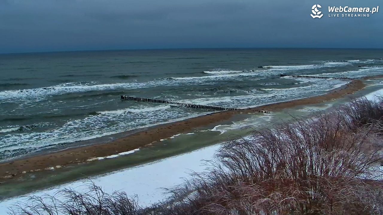 DZIWNÓW  - widok na plażę - 29 styczeń 2026, 07:46