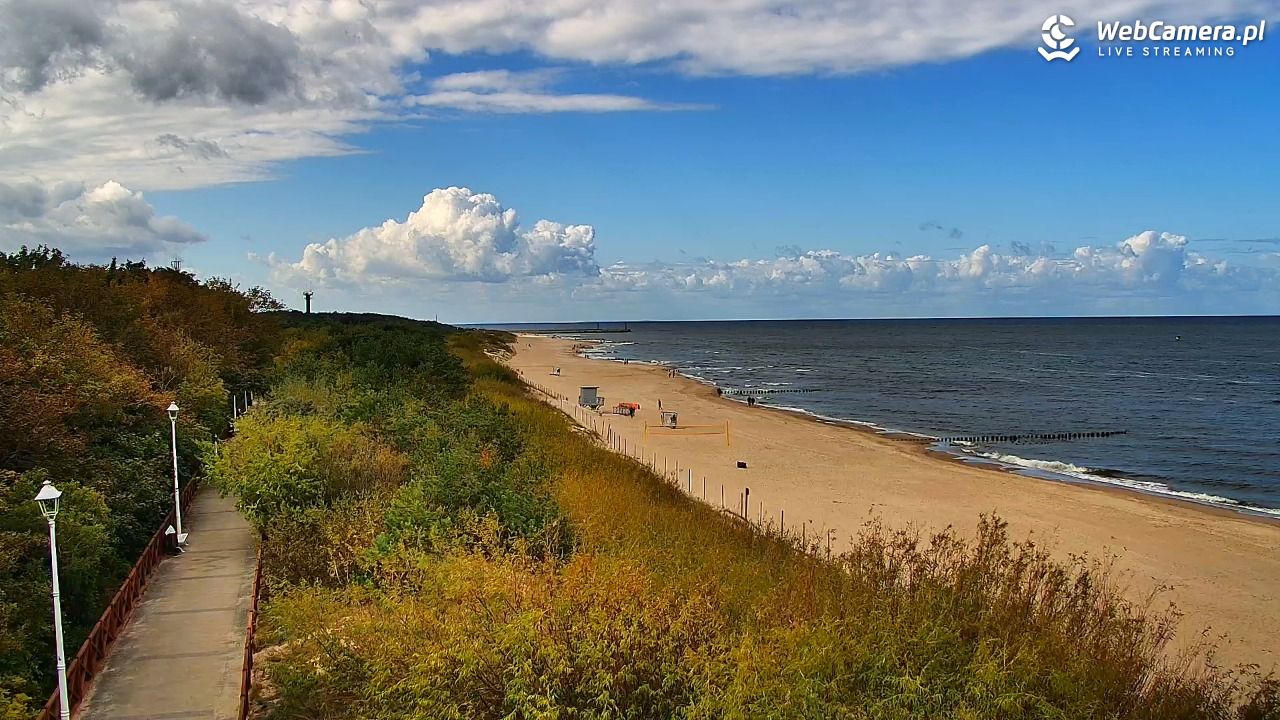 DZIWNÓW  - widok na plażę - 18 wresień 2026, 12:36