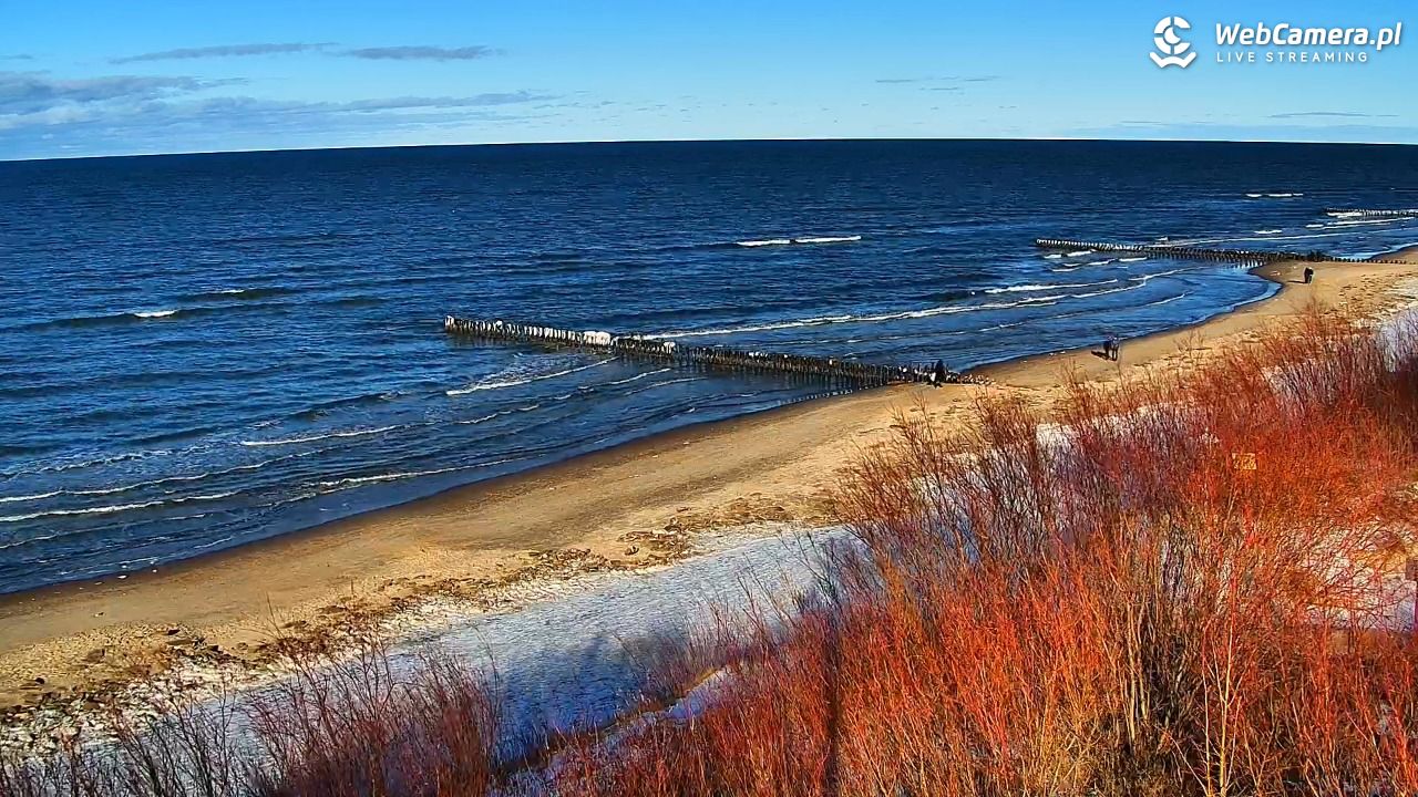 DZIWNÓW  - widok na plażę - 15 luty 2026, 14:23