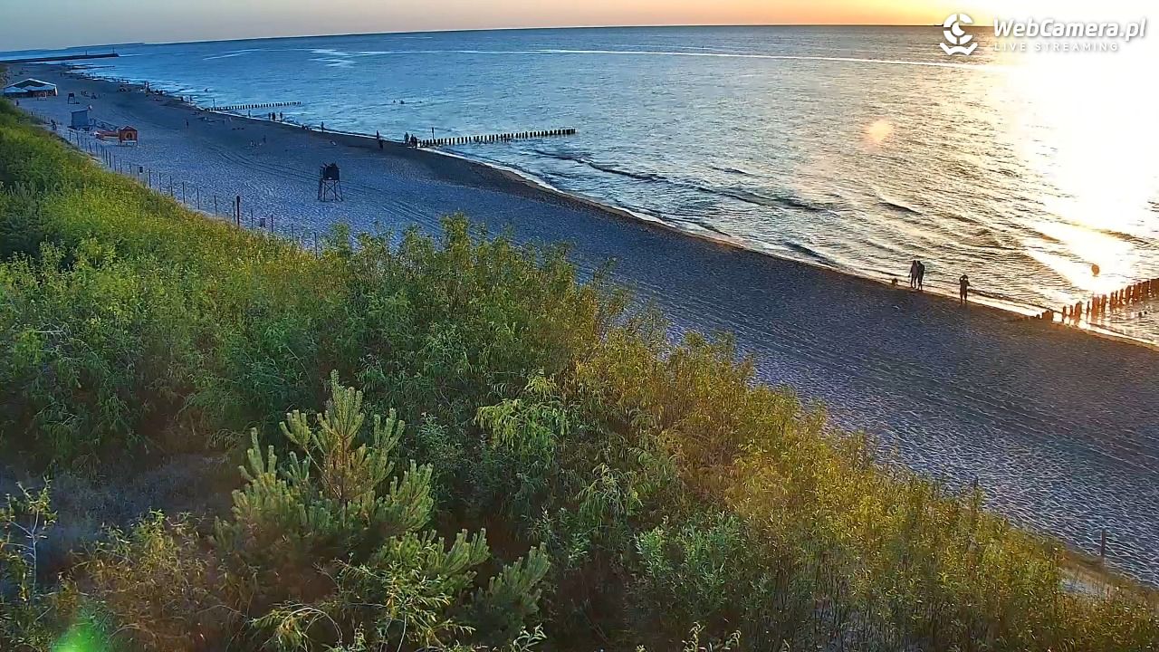DZIWNÓW  - widok na plażę - 26 czerwiec 2026, 21:11