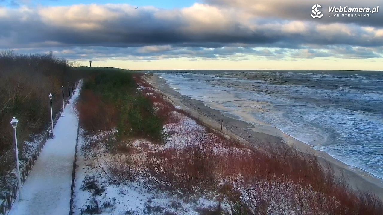 DZIWNÓW  - widok na plażę - 11 styczeń 2026, 09:50
