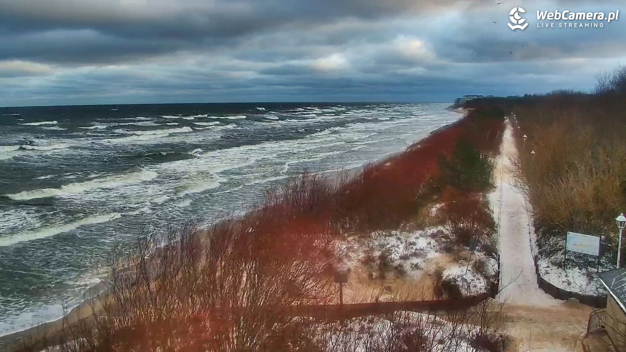 DZIWNÓW  - widok na plażę - 11 styczeń 2026, 08:53
