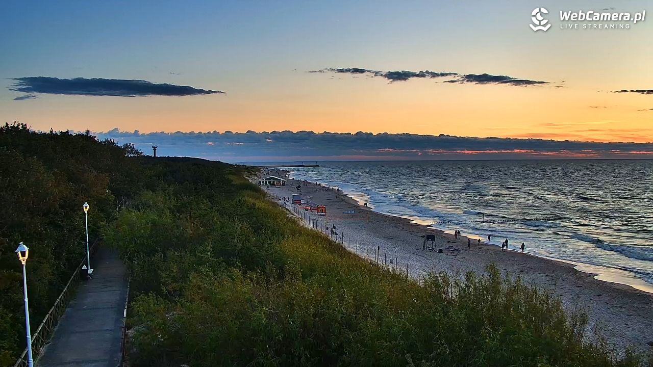 DZIWNÓW  - widok na plażę - 23 lipiec 2026, 21:18
