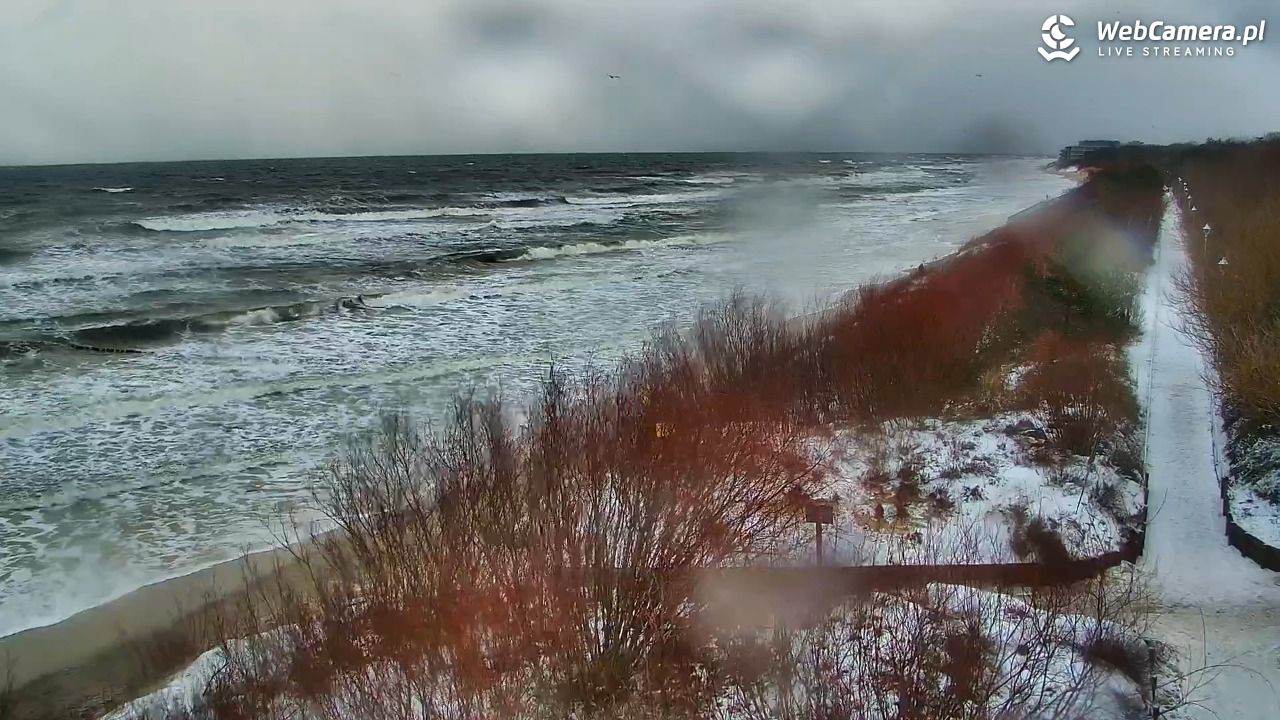 DZIWNÓW  - widok na plażę - 10 styczeń 2026, 14:03