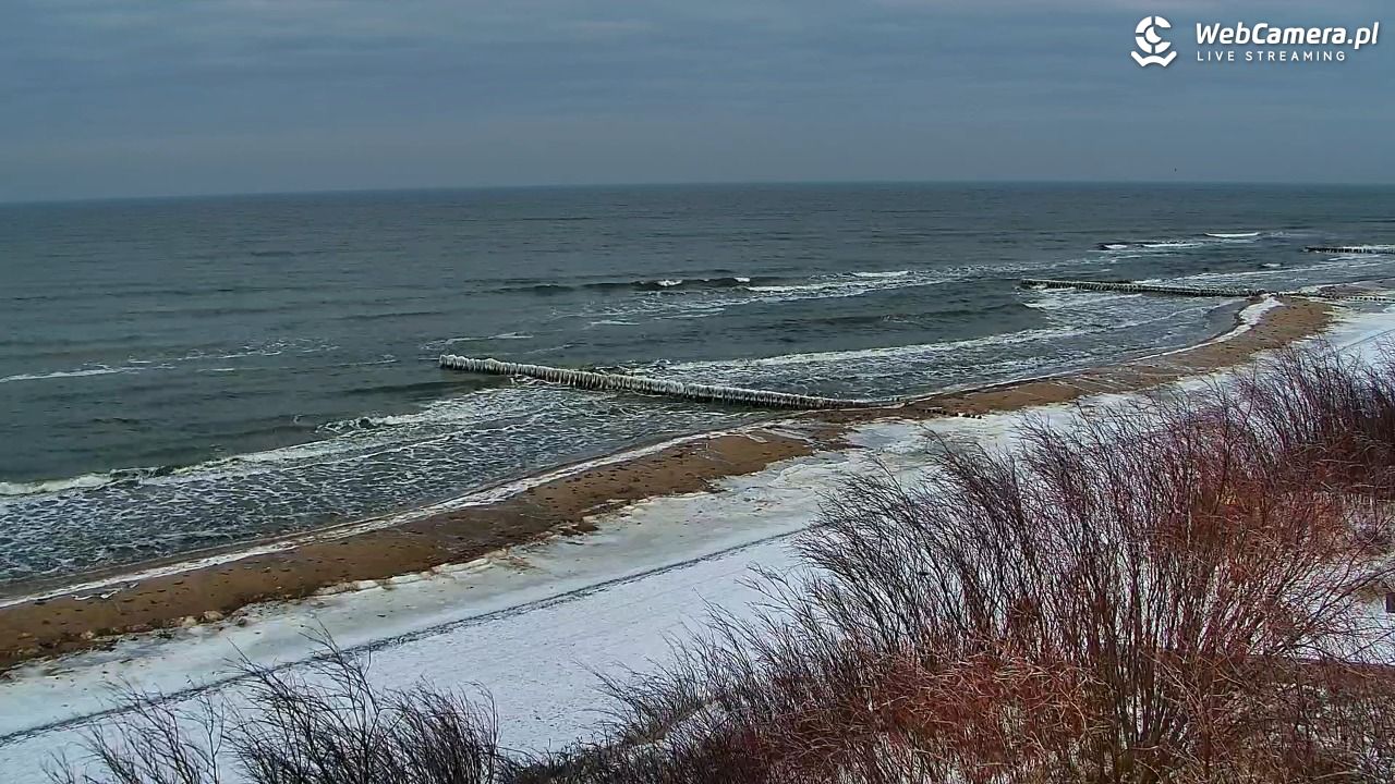 DZIWNÓW  - widok na plażę - 30 styczeń 2026, 14:51
