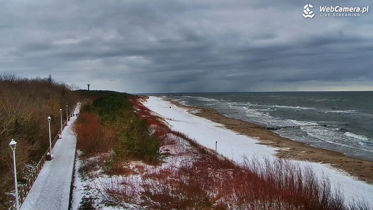 DZIWNÓW  - widok na plażę - 14 luty 2026, 14:32