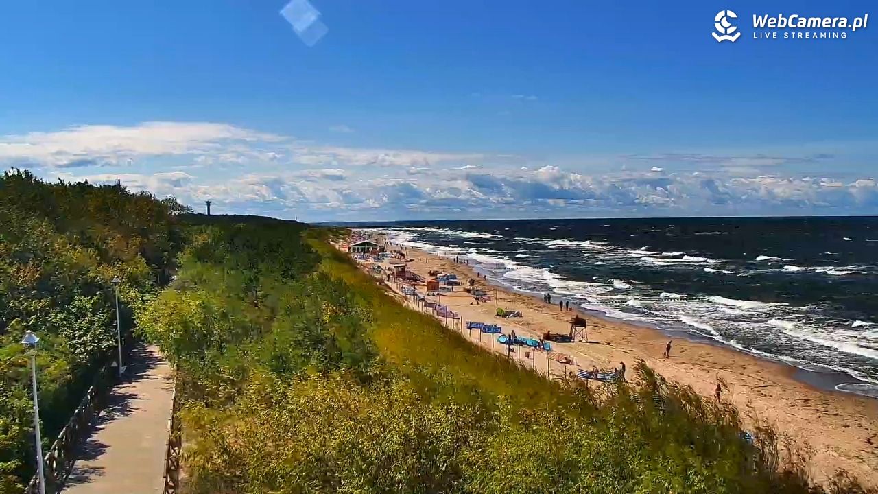 DZIWNÓW  - widok na plażę - 23 lipiec 2026, 14:40