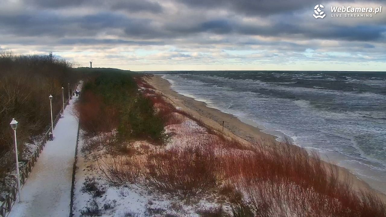 DZIWNÓW  - widok na plażę - 11 styczeń 2026, 12:34