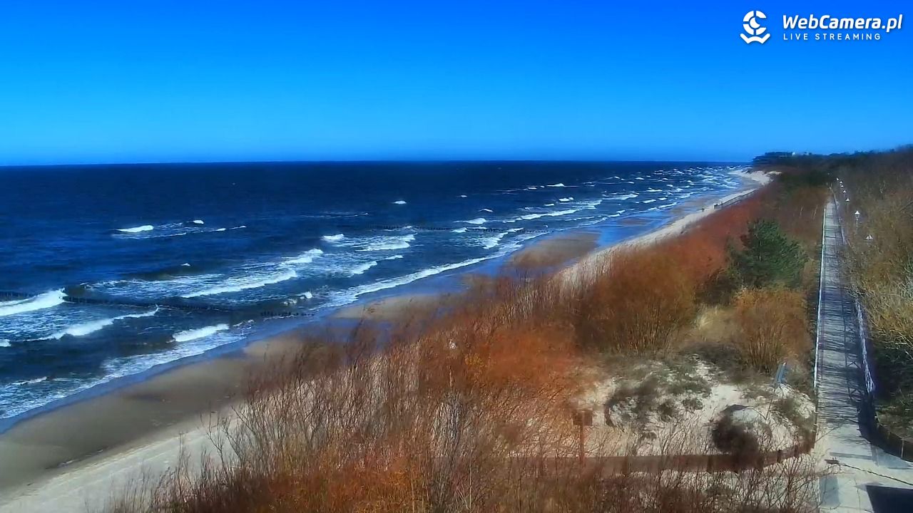 DZIWNÓW  - widok na plażę - 07 kwiecień 2026, 13:35