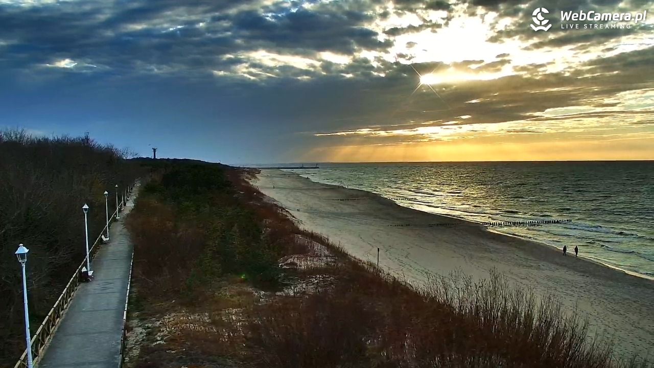 DZIWNÓW  - widok na plażę - 05 kwiecień 2026, 18:54