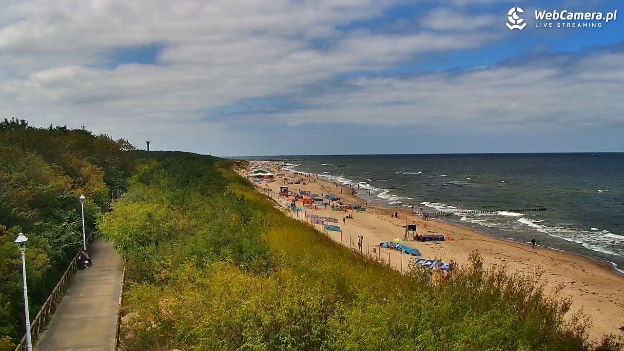 DZIWNÓW  - widok na plażę - 24 lipiec 2026, 12:35