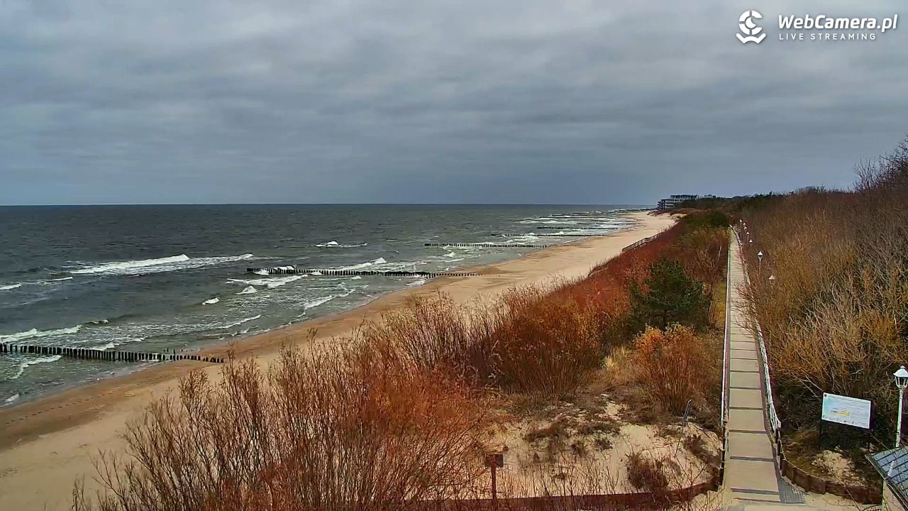 DZIWNÓW  - widok na plażę - 26 marzec 2026, 08:57