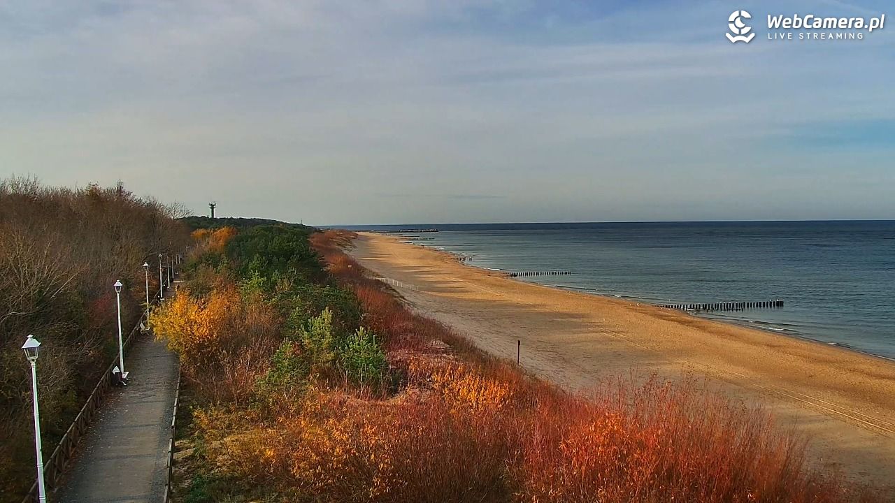 DZIWNÓW  - widok na plażę - 13 listopad 2025, 10:24