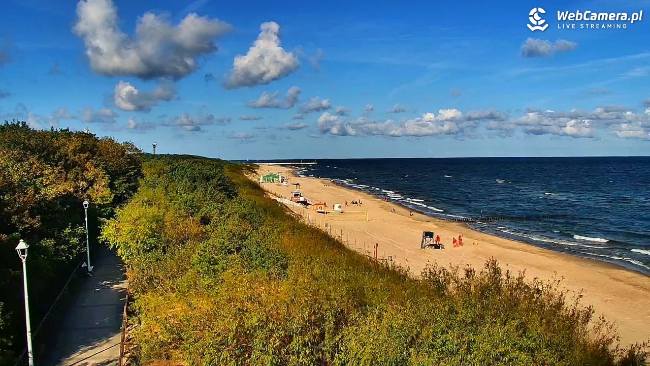 DZIWNÓW  - widok na plażę - 08 sierpień 2026, 08:51