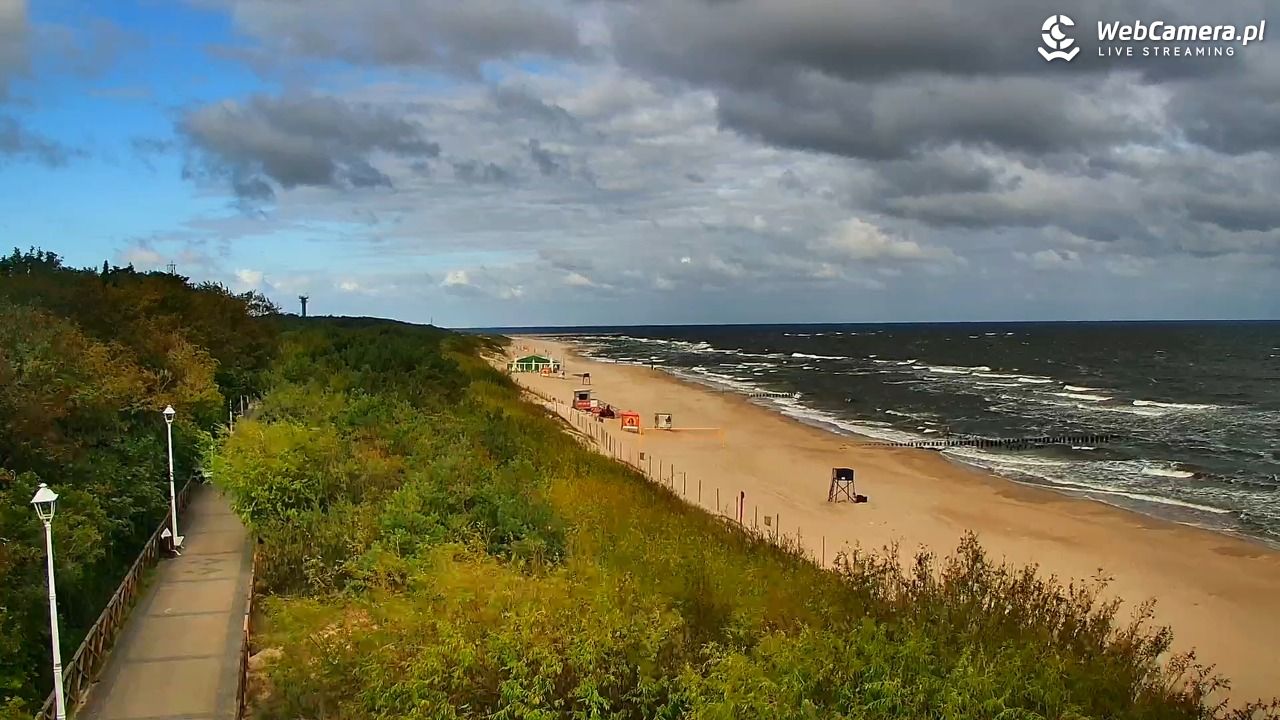DZIWNÓW  - widok na plażę - 07 sierpień 2026, 08:47