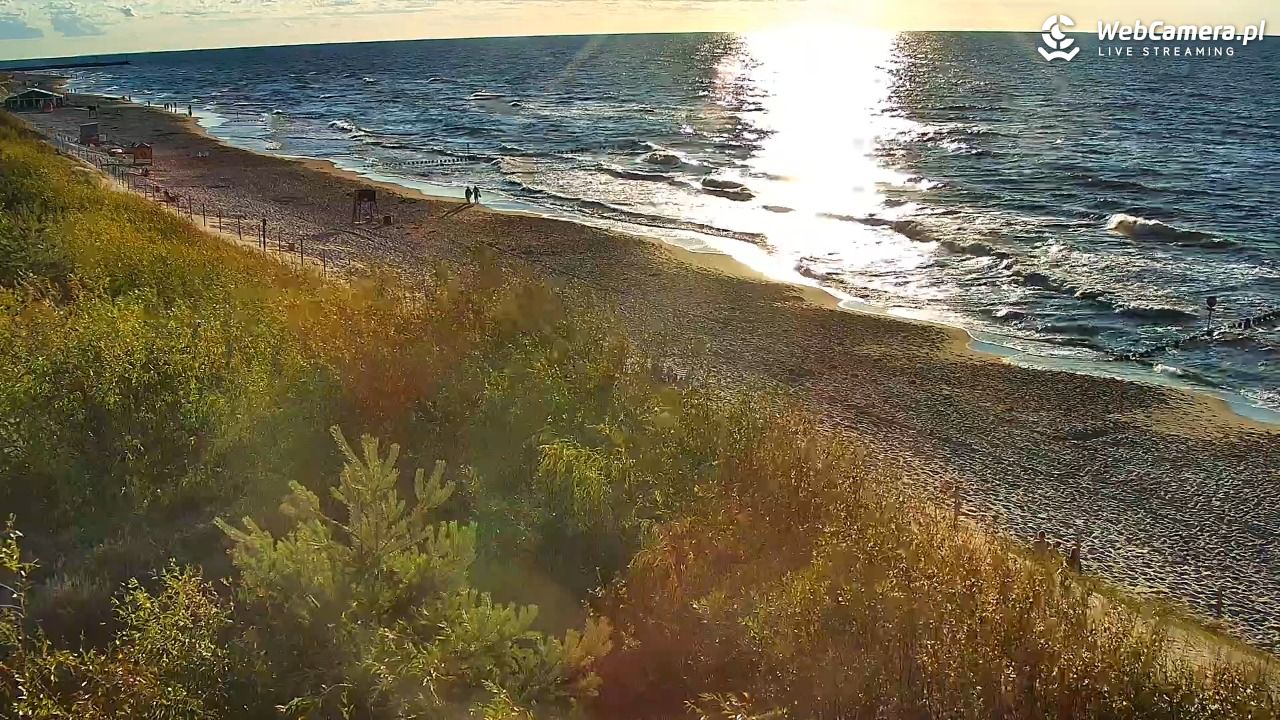 DZIWNÓW  - widok na plażę - 23 lipiec 2026, 19:57