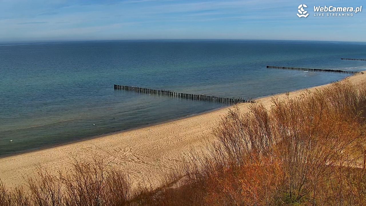 DZIWNÓW  - widok na plażę - 18 kwiecień 2026, 10:17