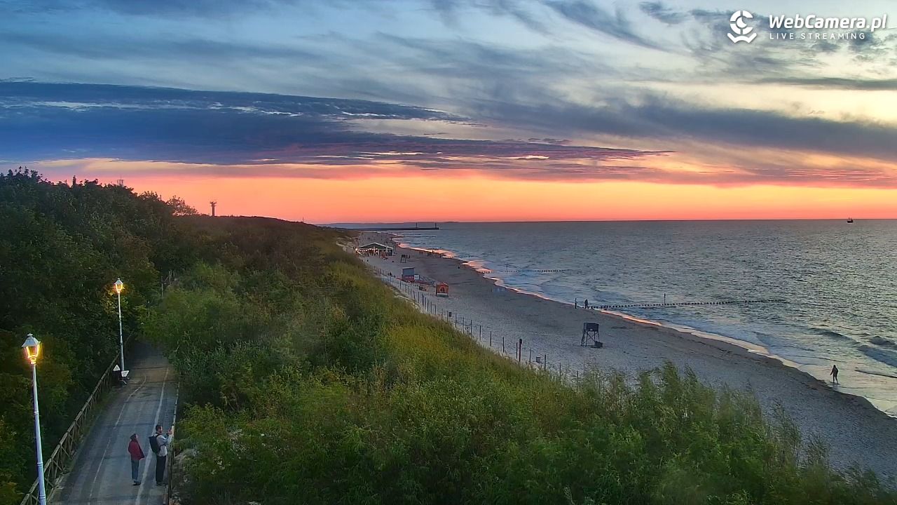 DZIWNÓW  - widok na plażę - 10 lipiec 2026, 21:44