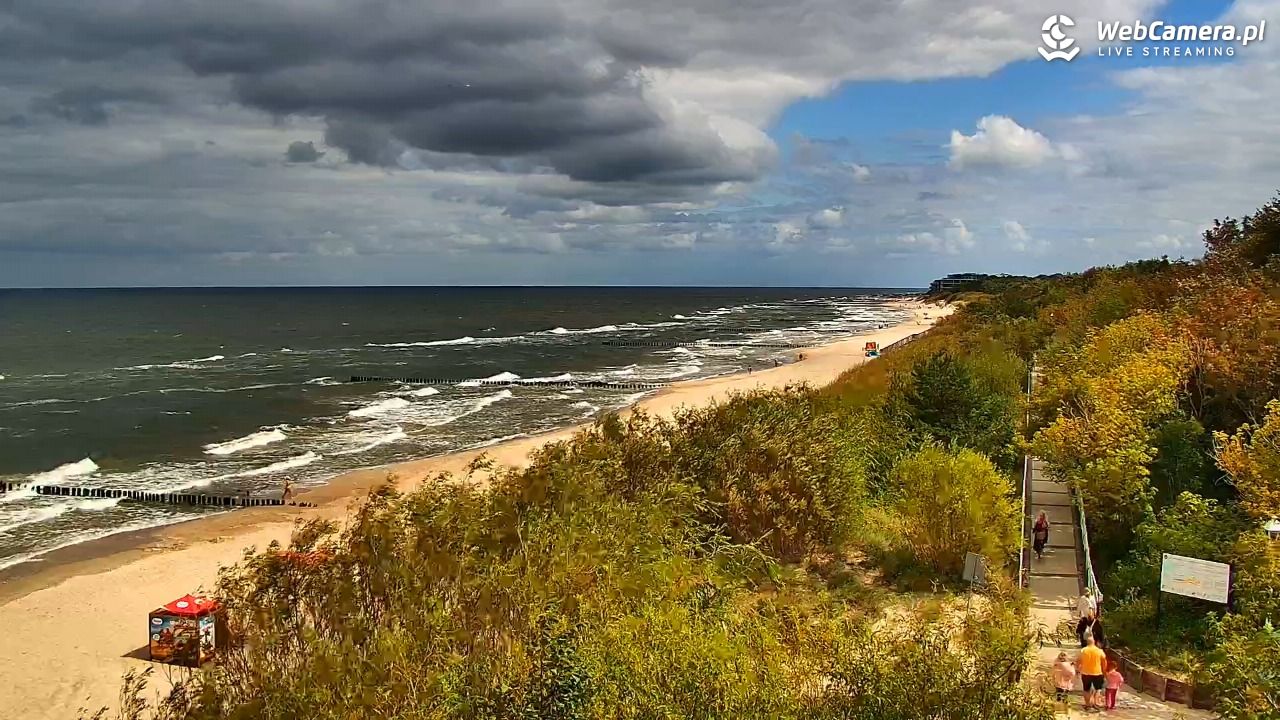 DZIWNÓW  - widok na plażę - 07 sierpień 2026, 12:16