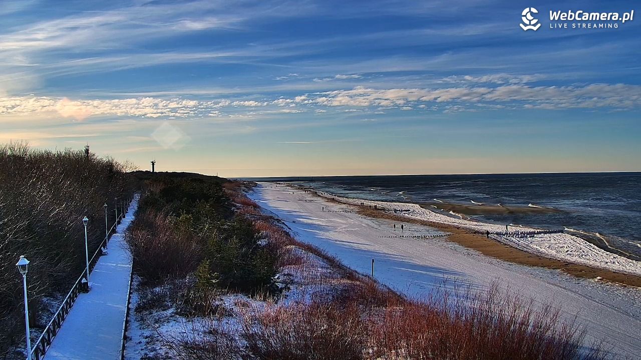 DZIWNÓW  - widok na plażę - 01 luty 2026, 14:35