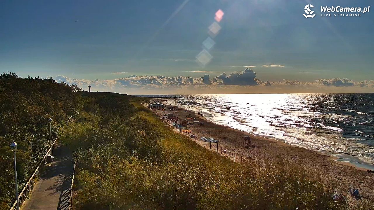 DZIWNÓW  - widok na plażę - 23 lipiec 2026, 18:22