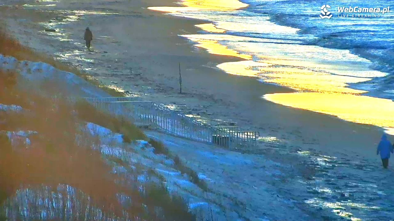 DZIWNÓW  - widok na plażę - 11 styczeń 2026, 16:26