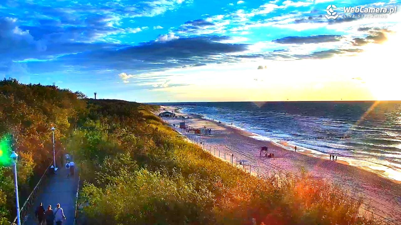 DZIWNÓW  - widok na plażę - 07 sierpień 2026, 20:09