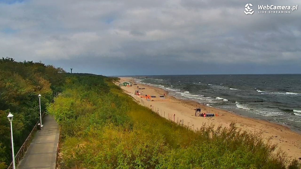 DZIWNÓW  - widok na plażę - 24 lipiec 2026, 09:46