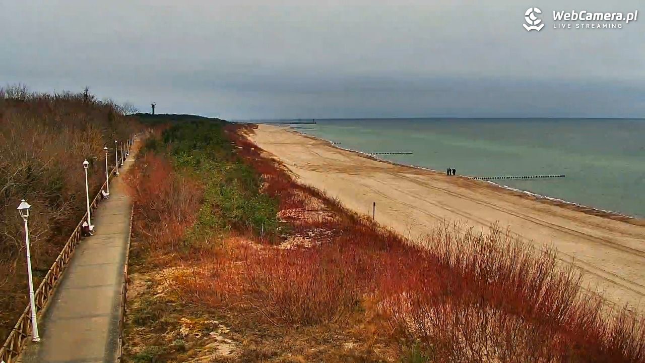 DZIWNÓW  - widok na plażę - 21 grudzień 2025, 10:42