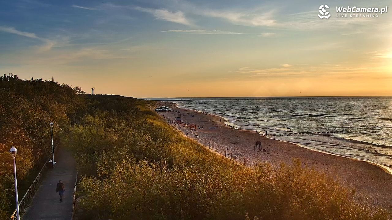 DZIWNÓW  - widok na plażę - 24 lipiec 2026, 20:23