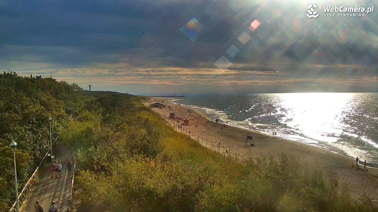 DZIWNÓW  - widok na plażę - 10 lipiec 2026, 18:57