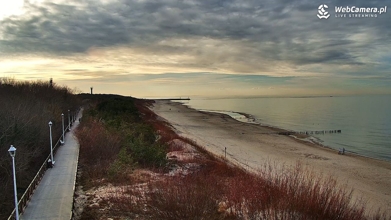 DZIWNÓW  - widok na plażę - 02 marzec 2026, 15:35