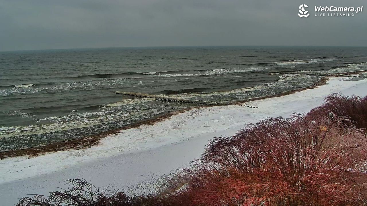 DZIWNÓW  - widok na plażę - 26 styczeń 2026, 14:11