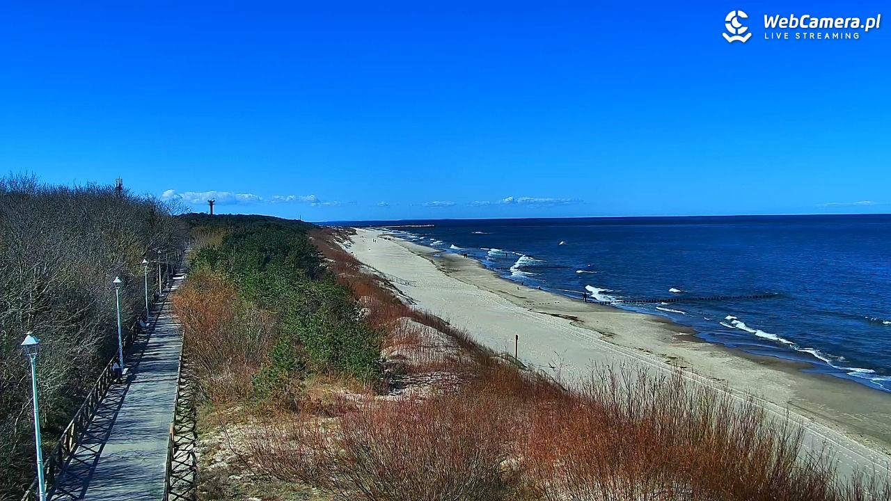 DZIWNÓW  - widok na plażę - 08 kwiecień 2026, 11:47