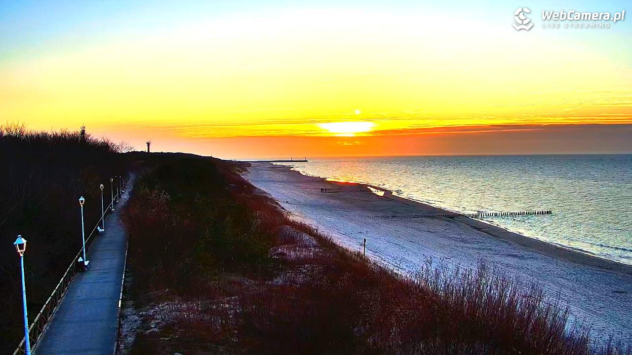 DZIWNÓW  - widok na plażę - 17 marzec 2026, 17:56