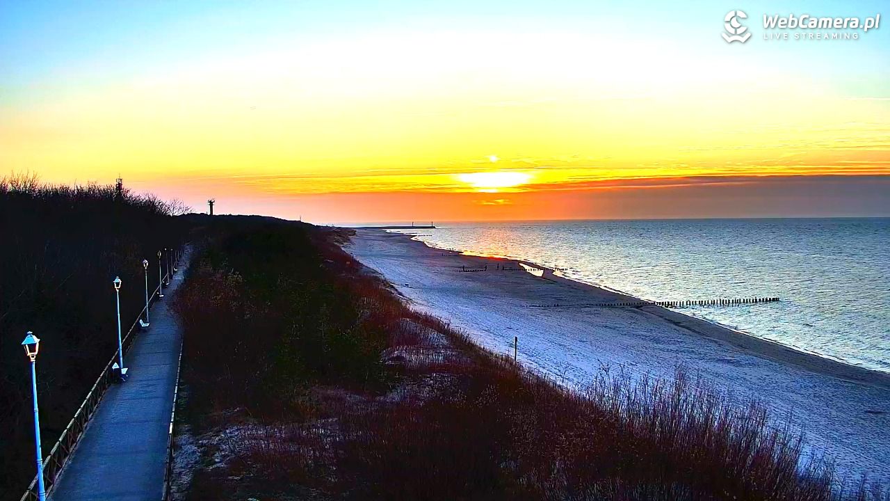 DZIWNÓW  - widok na plażę - 17 marzec 2026, 17:56