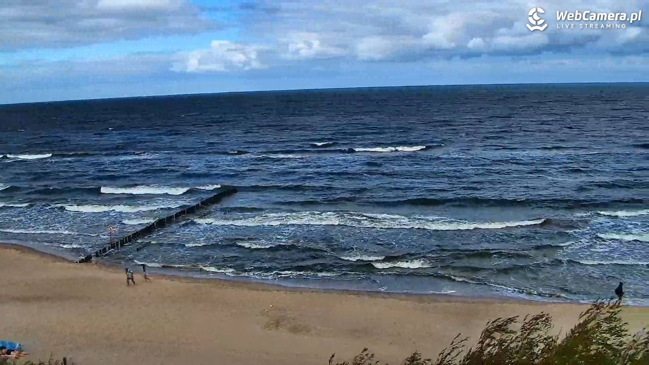DZIWNÓW  - widok na plażę - 07 sierpień 2026, 11:05