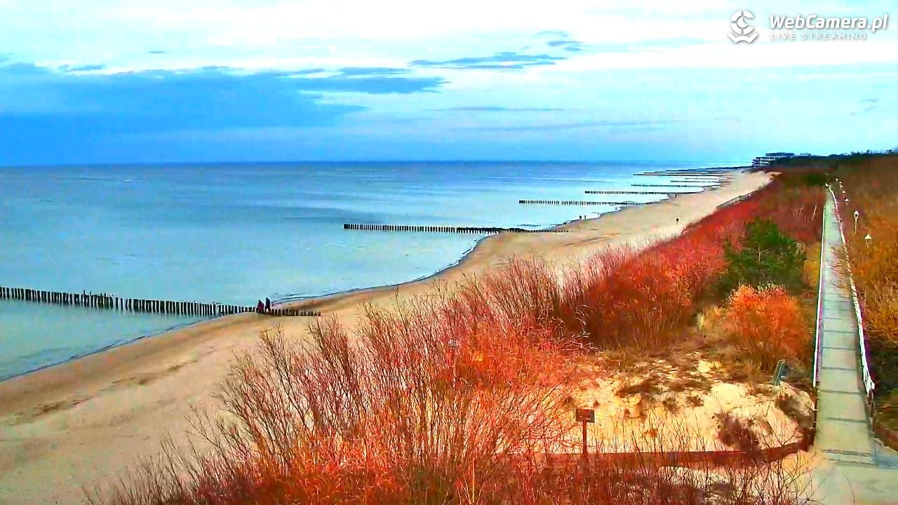 DZIWNÓW  - widok na plażę - 11 marzec 2026, 17:23
