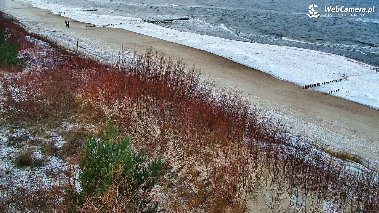 DZIWNÓW  - widok na plażę - 25 styczeń 2026, 13:28