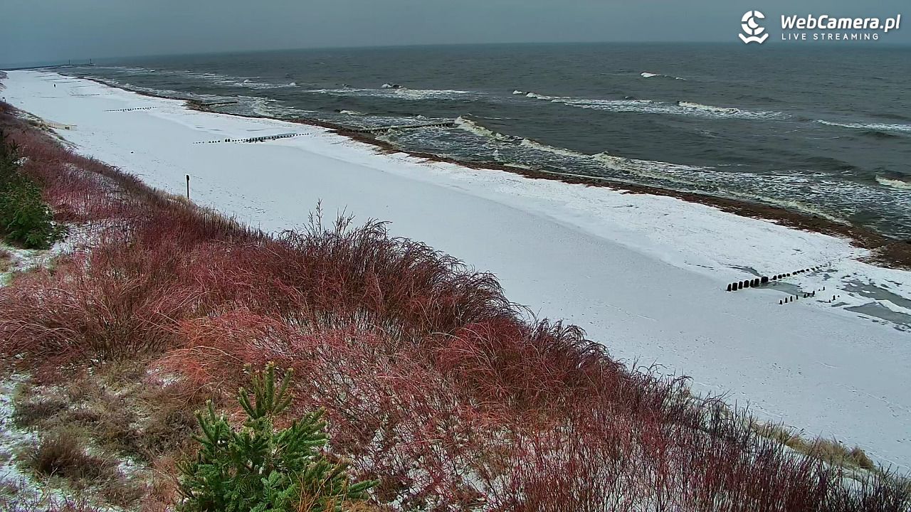 DZIWNÓW  - widok na plażę - 26 styczeń 2026, 14:17