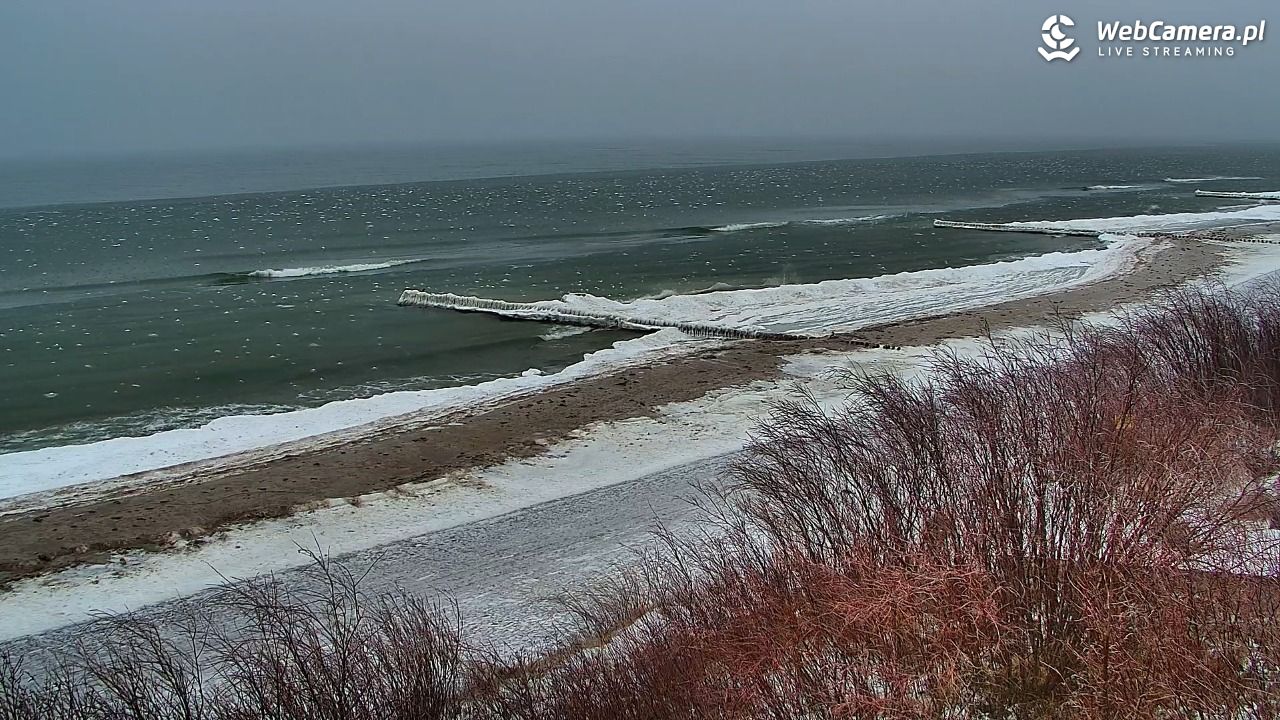 DZIWNÓW  - widok na plażę - 06 luty 2026, 16:24