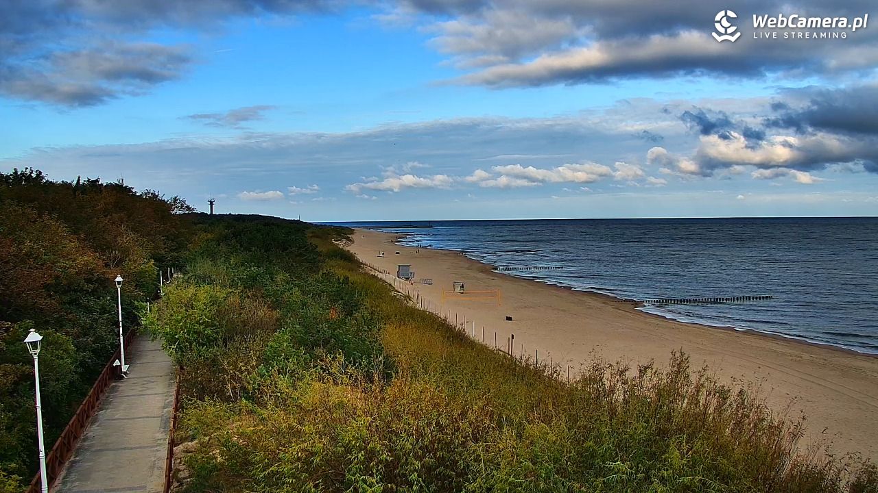 DZIWNÓW  - widok na plażę - 18 wresień 2026, 08:22