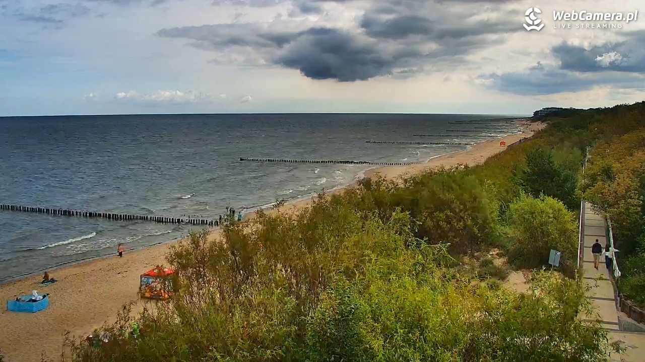 DZIWNÓW  - widok na plażę - 25 lipiec 2026, 10:14