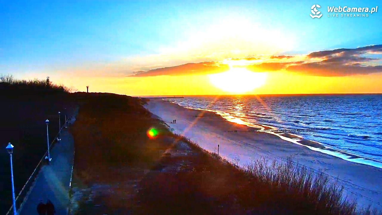 DZIWNÓW  - widok na plażę - 26 marzec 2026, 18:04