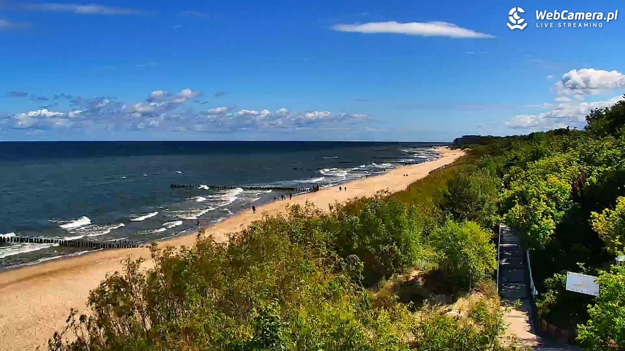 DZIWNÓW  - widok na plażę - 13 czerwiec 2026, 11:02