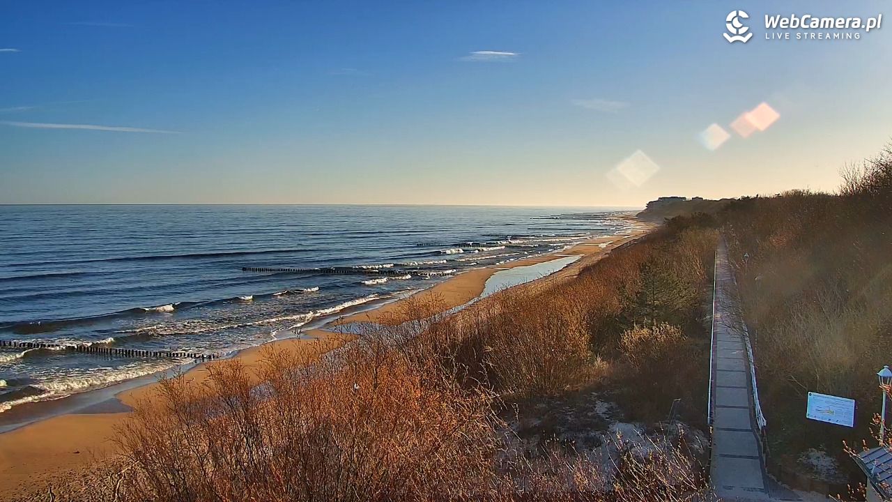 DZIWNÓW  - widok na plażę - 08 kwiecień 2026, 08:05